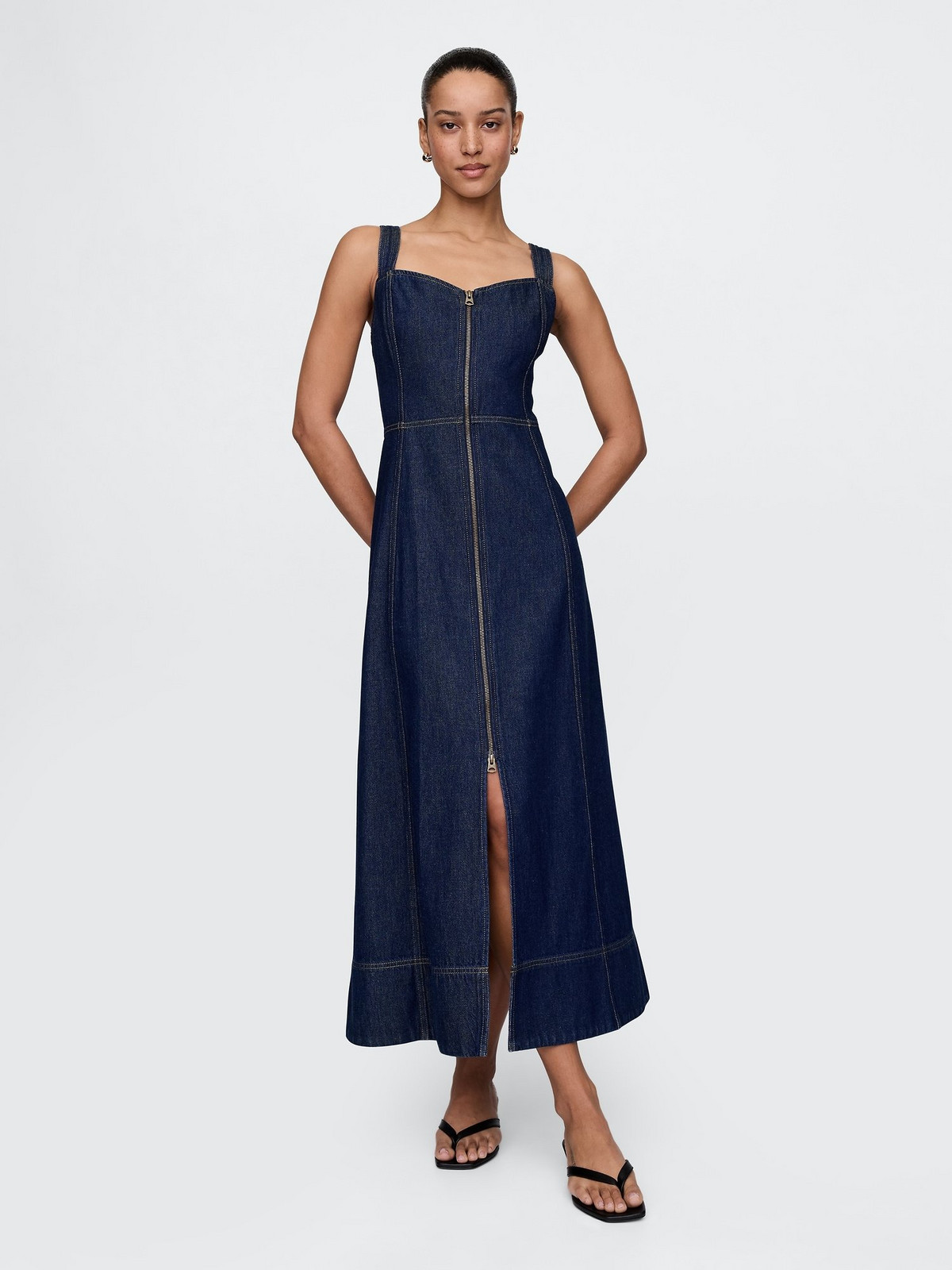 GAP Denim maxi dress UltraSoft - Women's
