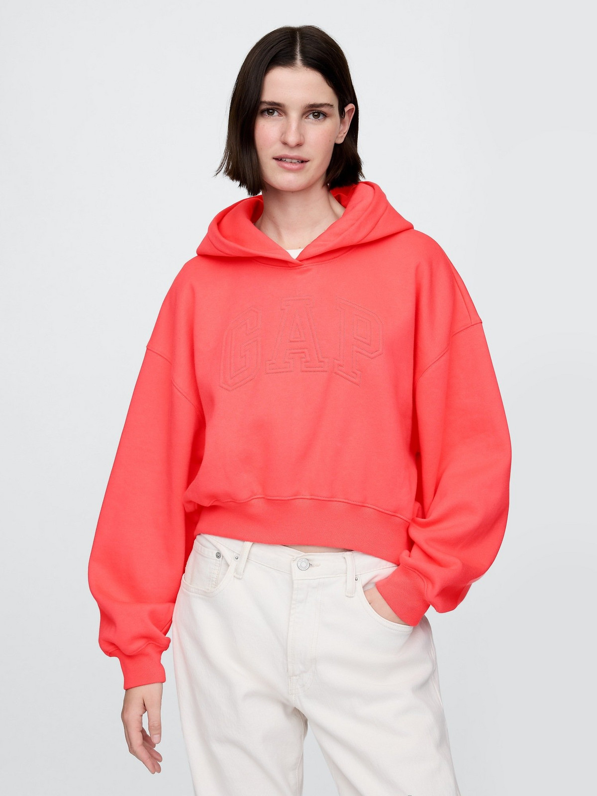 GAP Oversize crop sweatshirt - Women's