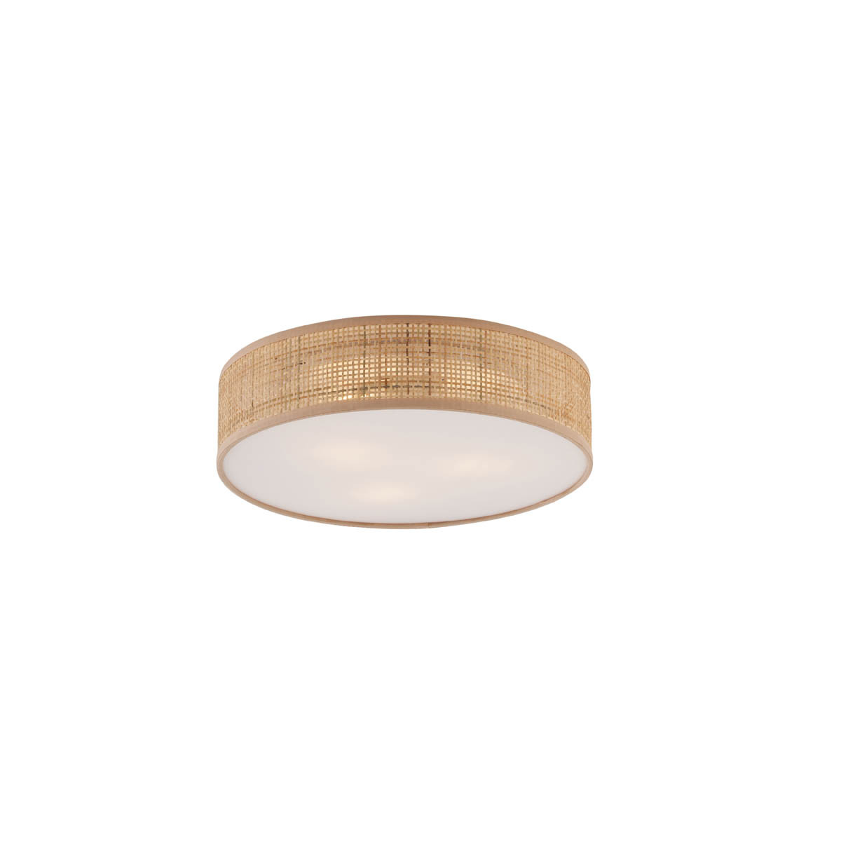 Oosterse plafondlamp rotan 38cm - Trammy