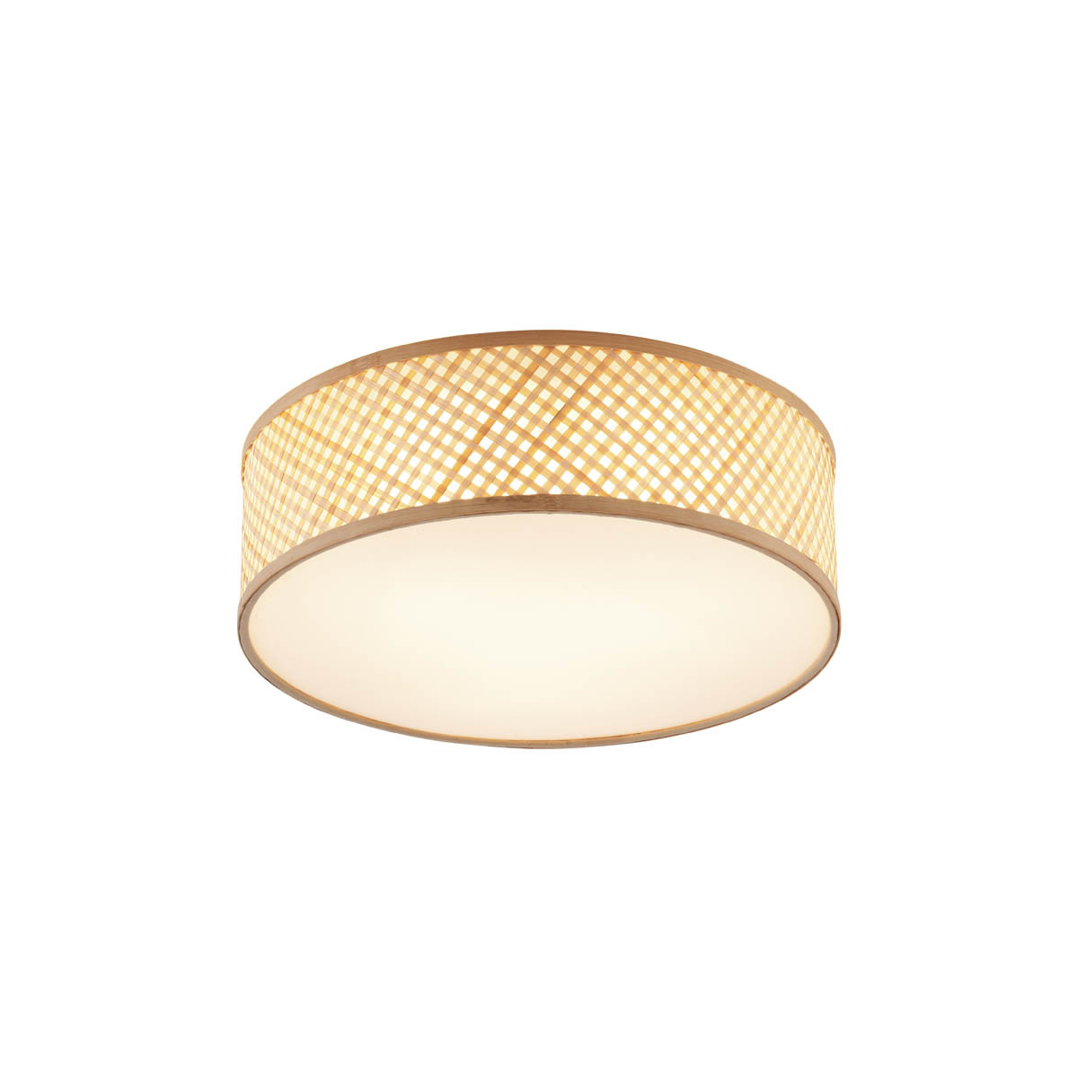 Orientálne bambusové stropné svietidlo prírodné 40 cm - Tremmo