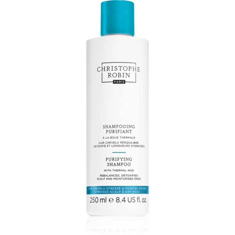 Christophe Robin Purifying Shampoo with thermal mud čiastiaci detoxikačný šampón 250 ml