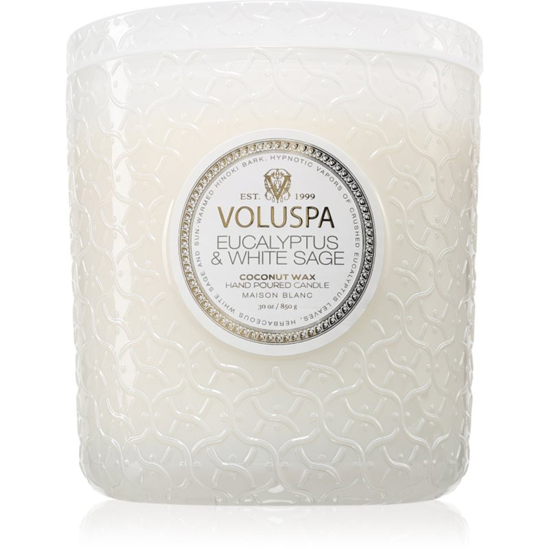 VOLUSPA Maison Blanc Eucalyptus & White Sage vonná sviečka 850 g