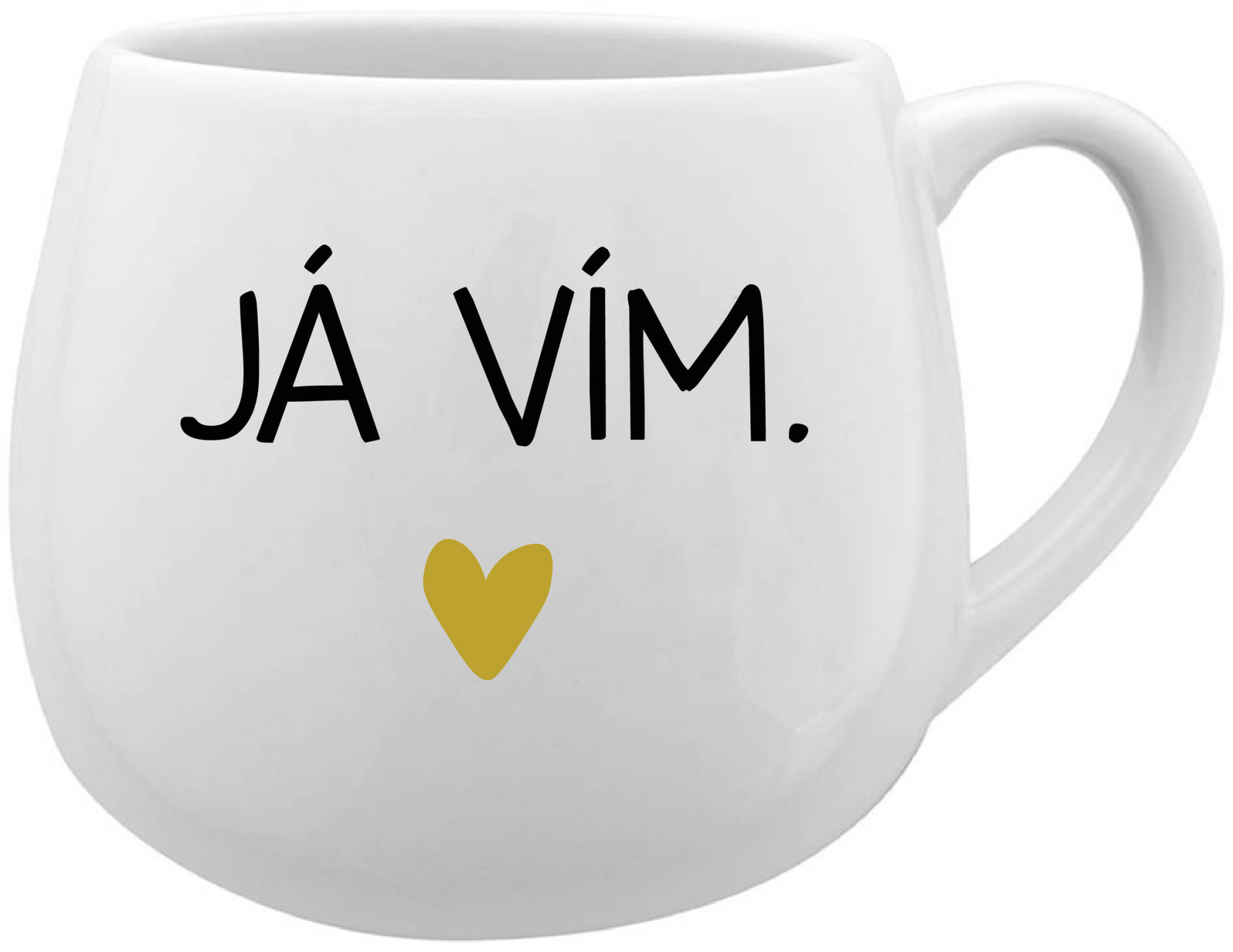 VIEM - biely keramický hrnček 300 ml