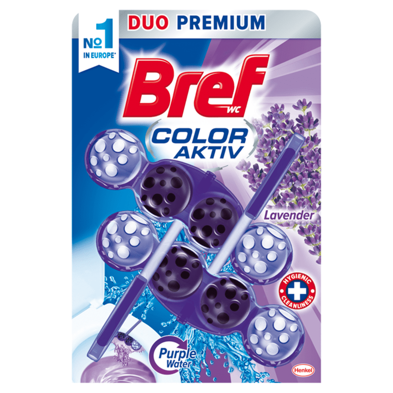 Bref Purple Aktiv Levander WC Blok 2x50g