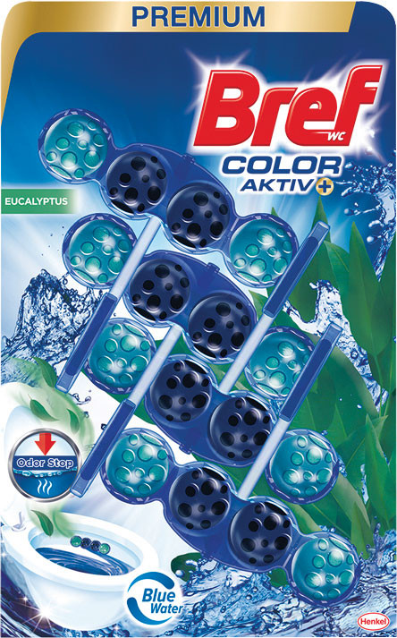 Bref Color Aktiv Eucalyptus  WC Blok 4x50g