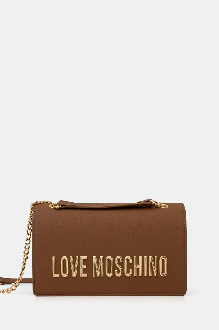 Kabelka Love Moschino hnedá farba, JC4192PP1