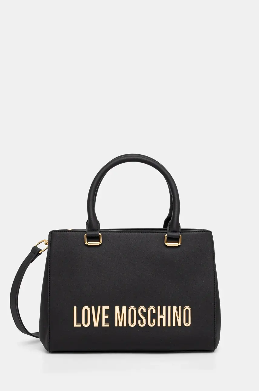 Kabelka Love Moschino čierna farba, JC4022PP1