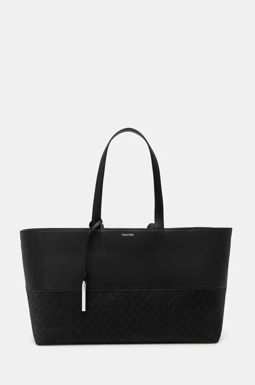 Kabelka Calvin Klein čierna farba, K60K613166