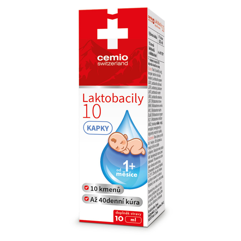 CEMIO Laktobacily 10 kvapky 10 ml
