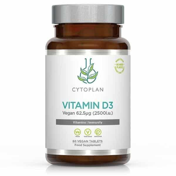 Wholefood Vitamín D3 2500 IU, 60 tabliet