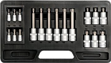 YATO Bity súprava 18 ks TORX T10 – T60 mm