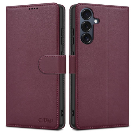 Tech-Protect Wallet knižkové puzdro na Samsung Galaxy A16 4G / 5G, bordové