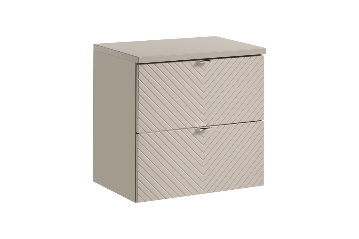 Závěsná skříňka pod umyvadlo Viva Cashmere s deskou 60 cm kašmír
