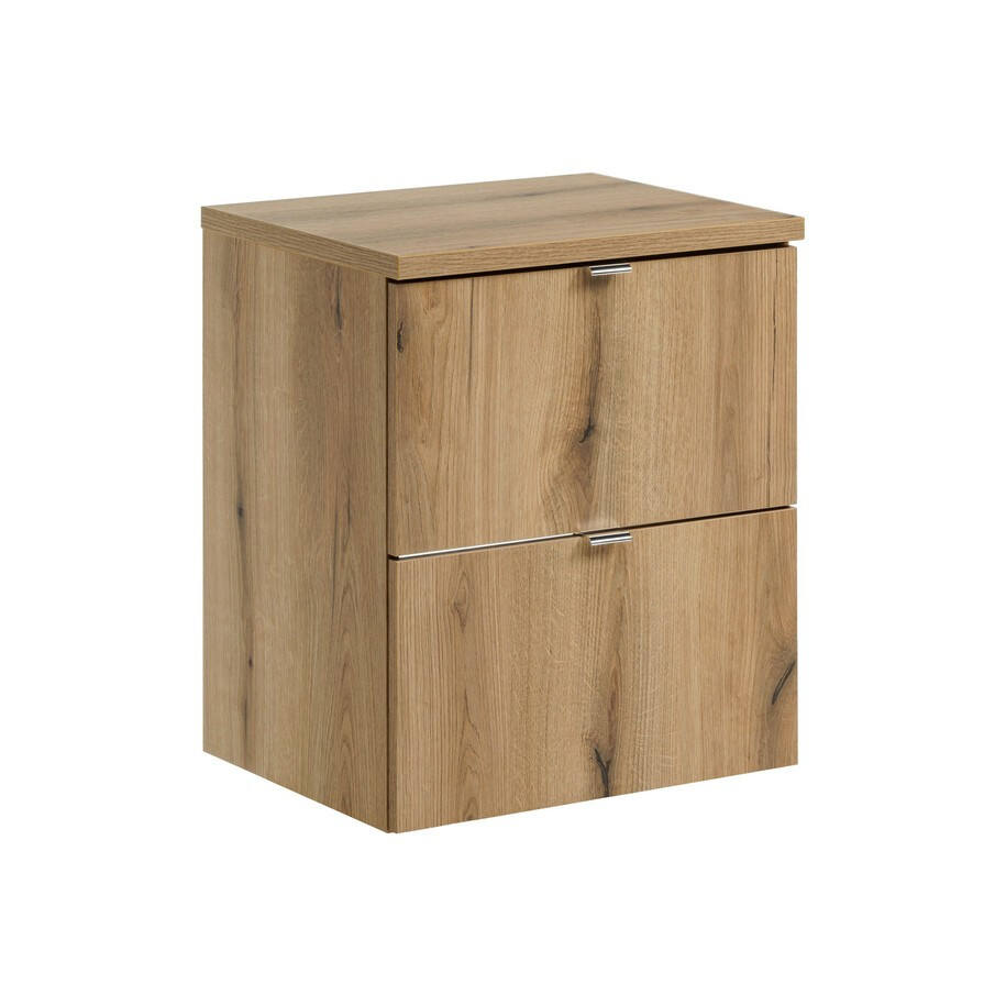 Závěsná umyvadlová skříňka Nova Oak s deskou 50 cm dub evoke
