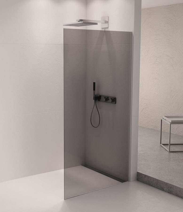 POLYSAN - ARCHITEX sada na neviditeľné upevnenie skla, podlaha-stena, 1610x2105, leštený hliník AL2116