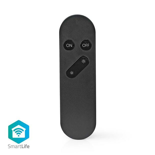 Nedis WIFILR001BK - Diaľkové Ovládanie SmartLife | Len pre svetlá WIFILRXXX | Počet tlačidiel: 4 | Android™ / IOS | Čierna