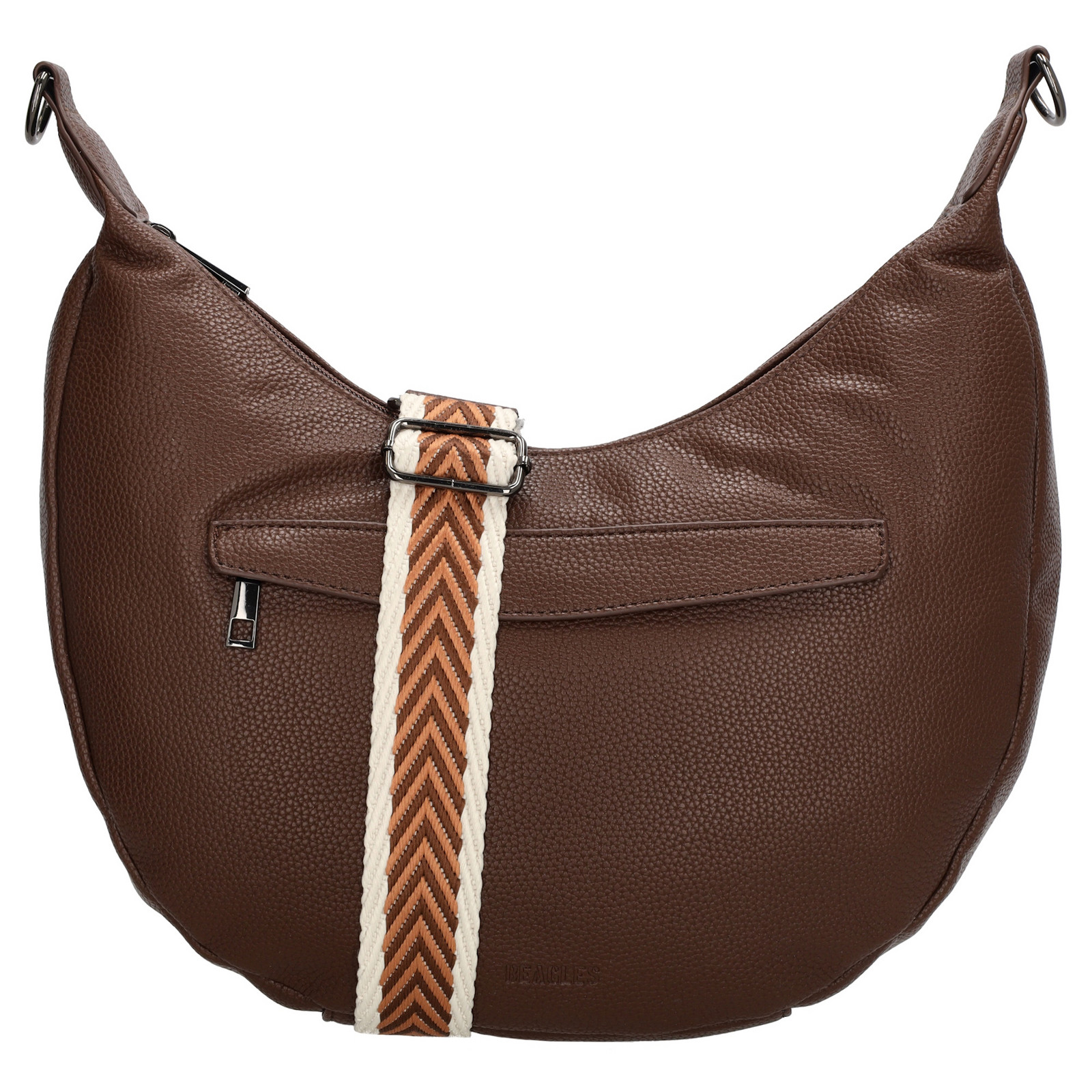 Dámska moonbag kabelka Beagles Las Palmas - tmavohnedá