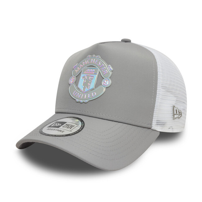 šiltovka NEW ERA 940 A-Frame Trucker Iridescent Manchester United Grey - UNI