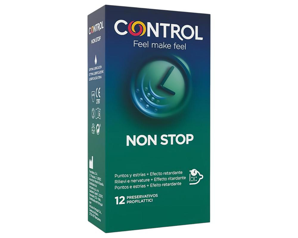 Control - Ribbed Delay Condoms (12 pcs)