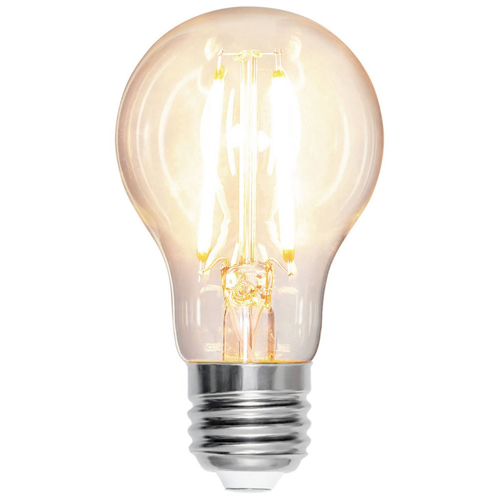 LED žiarovka E27 A60 7 W, 810 lm, číra, 2 700 K