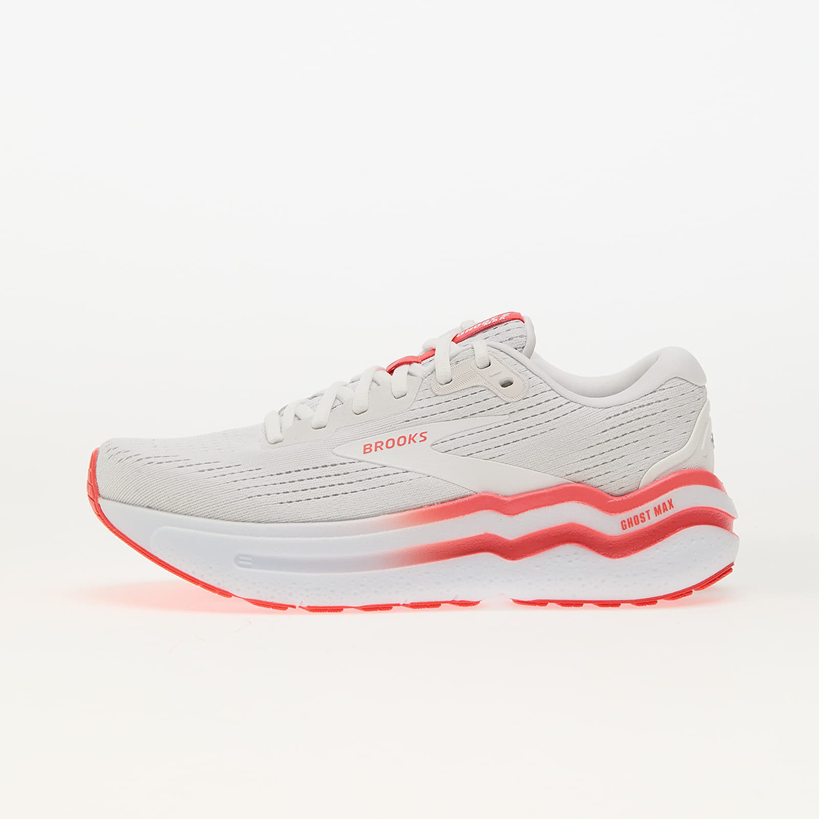 Tenisky Brooks Ghost Max 2 W White/ Hot Coral EUR 37.5