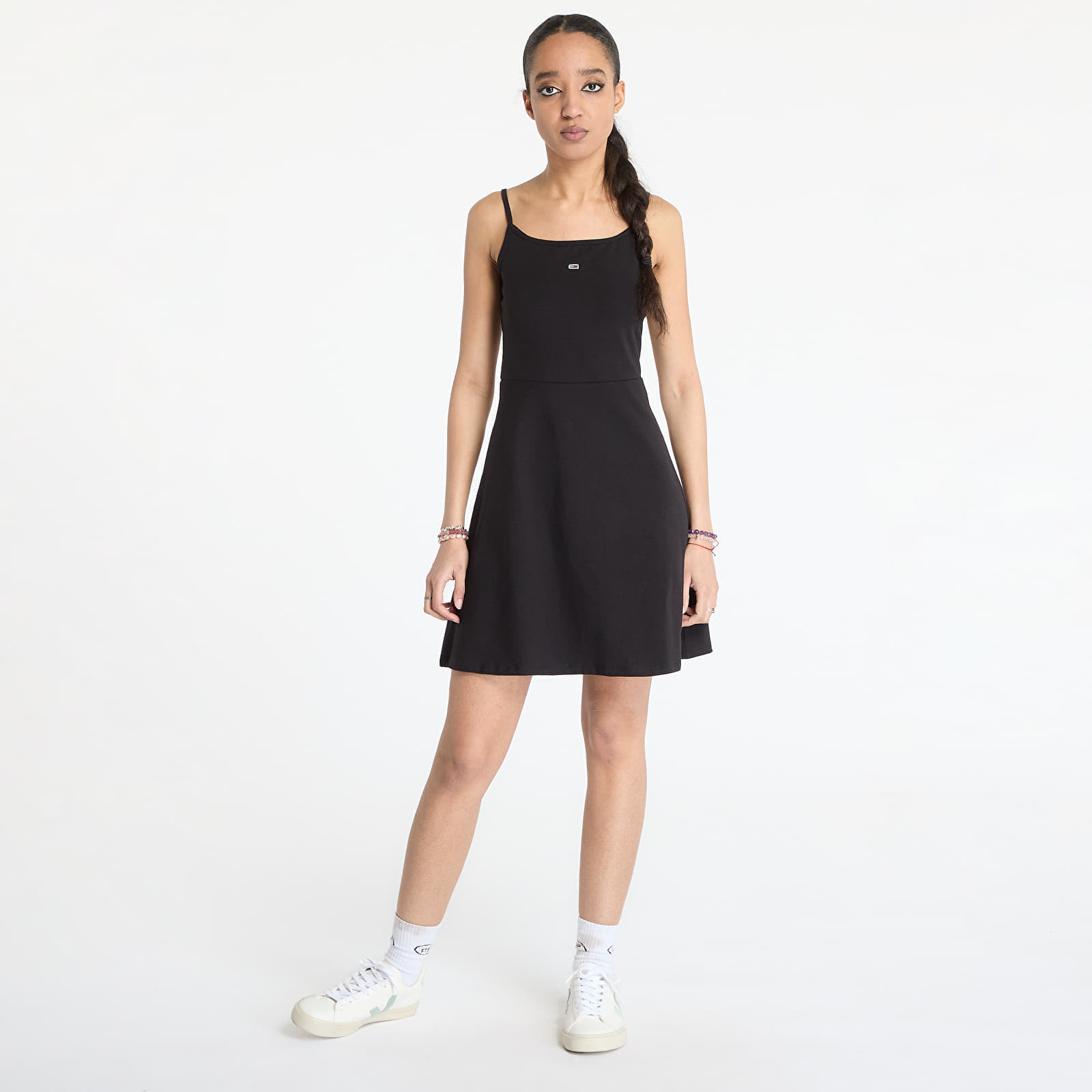 Tommy Jeans Essential Strap Dress Black XXS