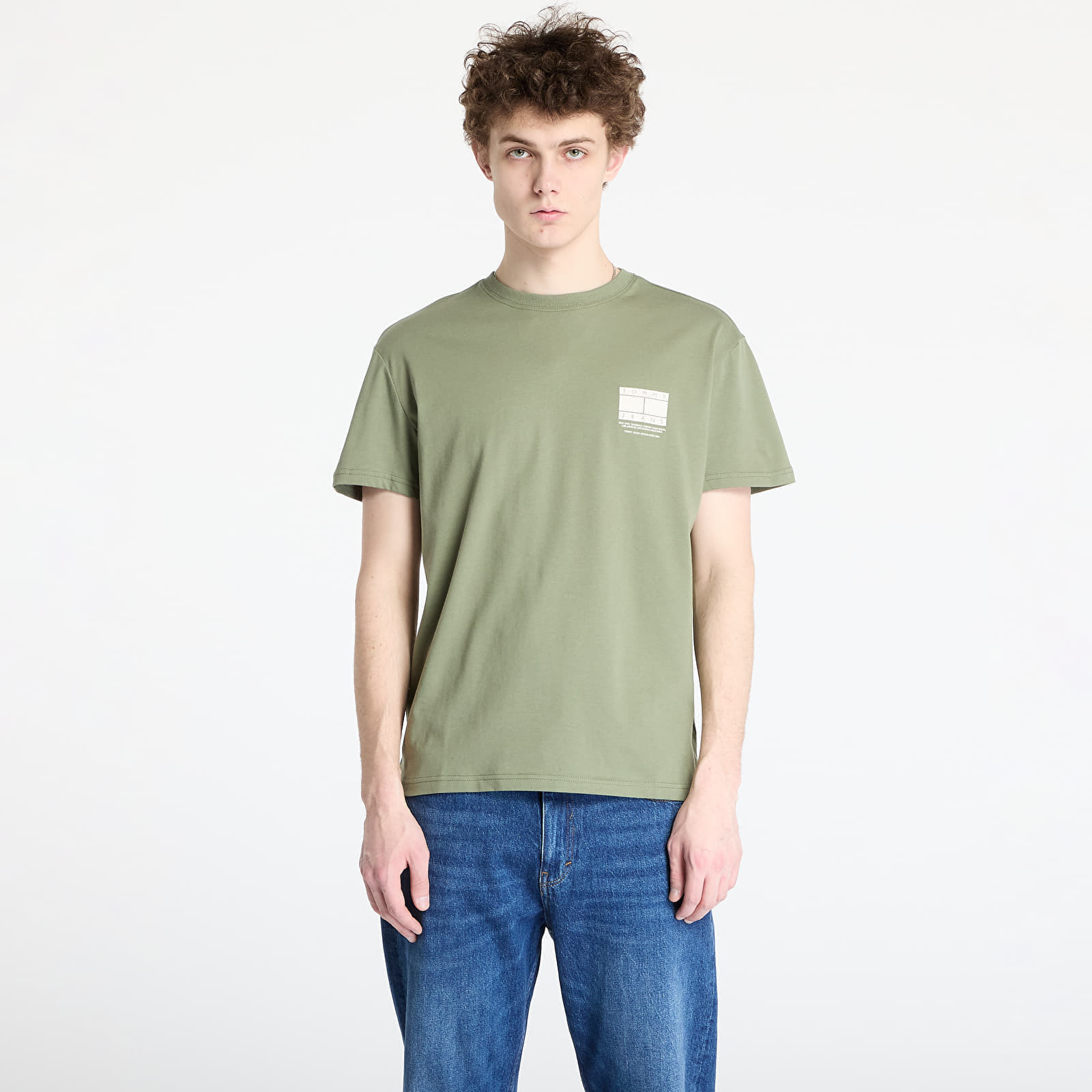 Tričko Tommy Jeans Regular Dna Graphic Tee Green M