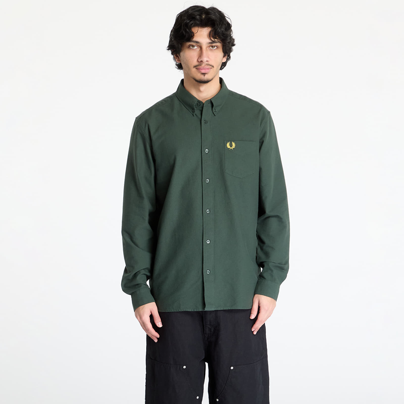 Košeľa FRED PERRY Oxford Shirt Court Green M