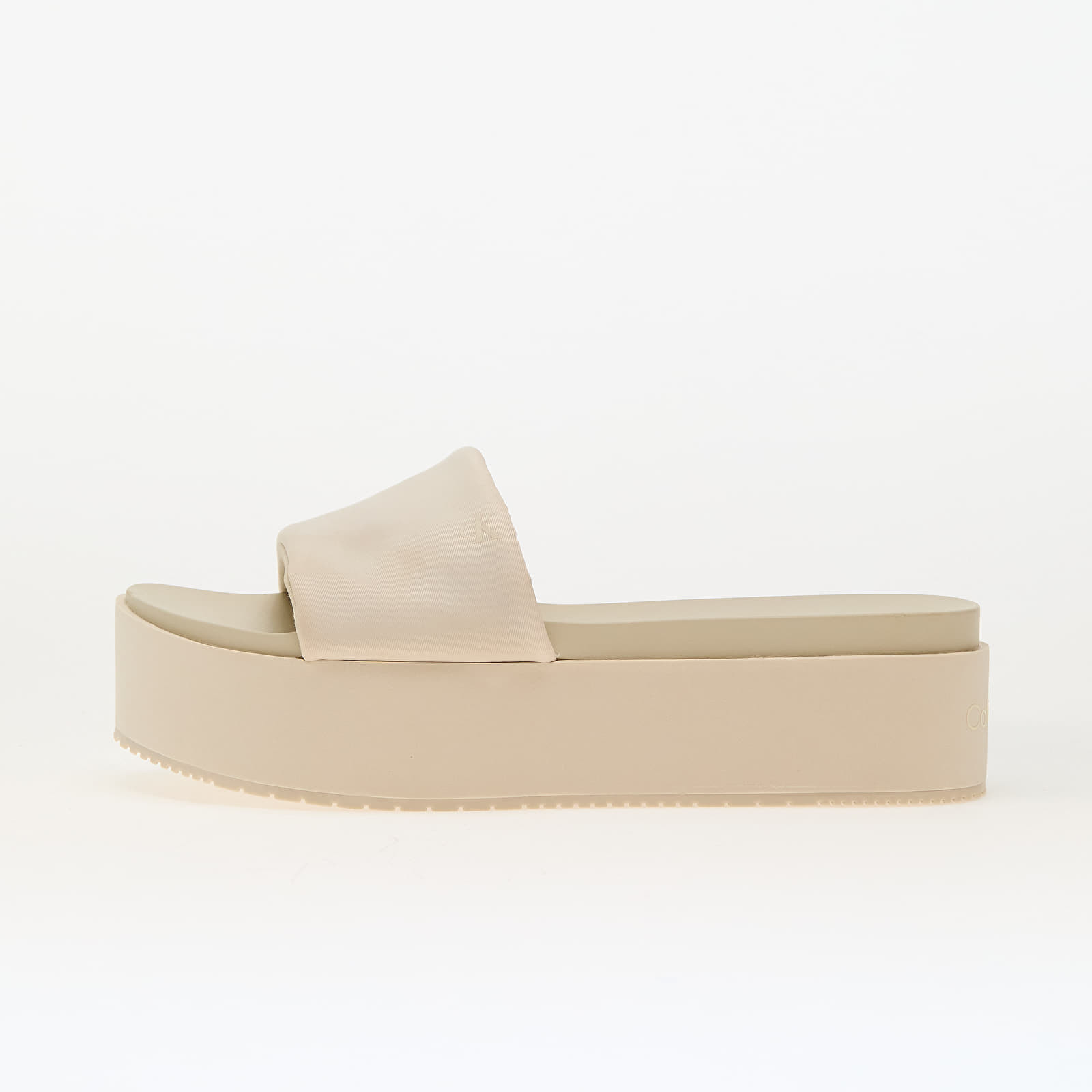 Tenisky Calvin Klein Jeans Flatform Sandal Slid Beige EUR 37