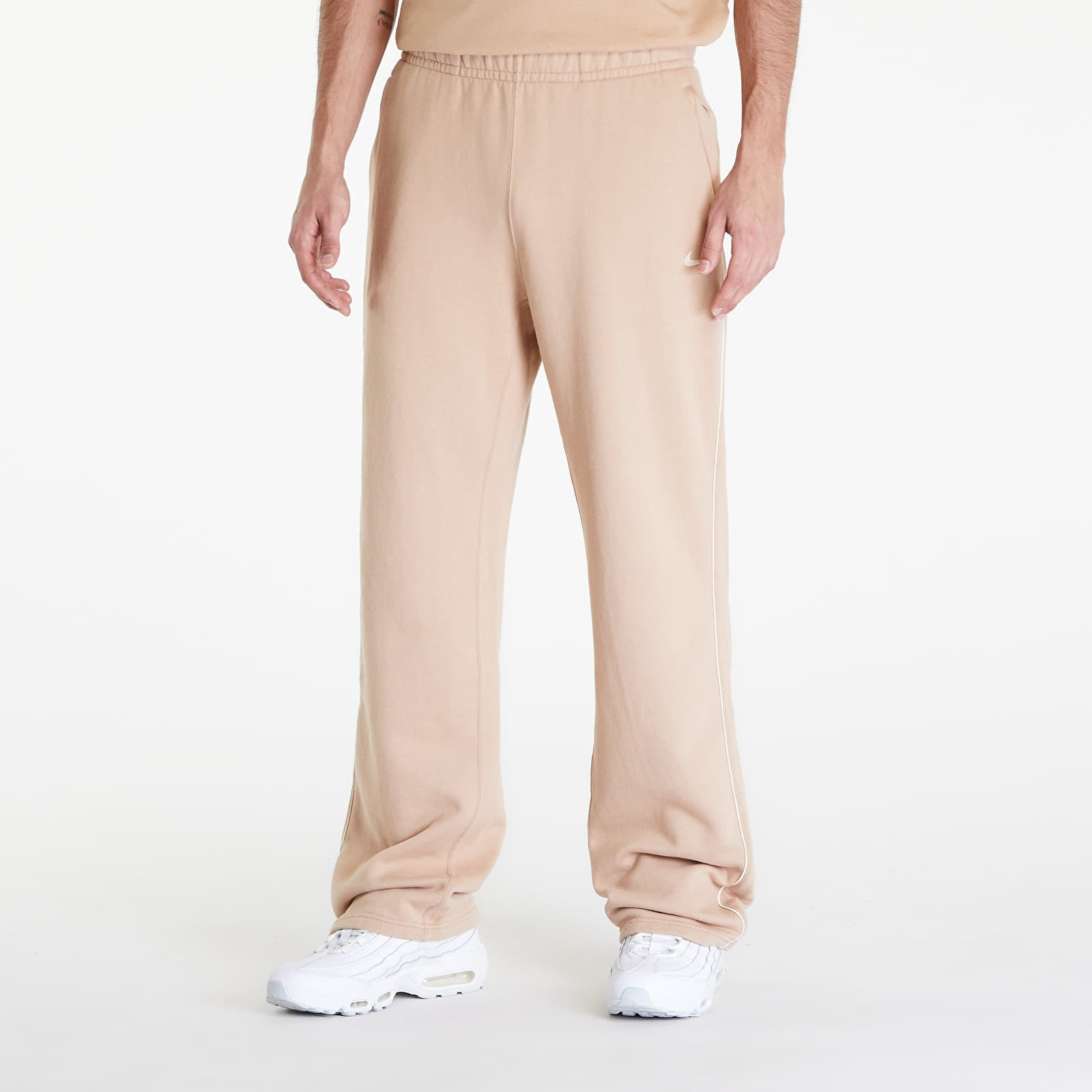 Kalhoty Nike x NOCTA Men's Open-Hem Fleece Pants Hemp/ Sanddrift XS