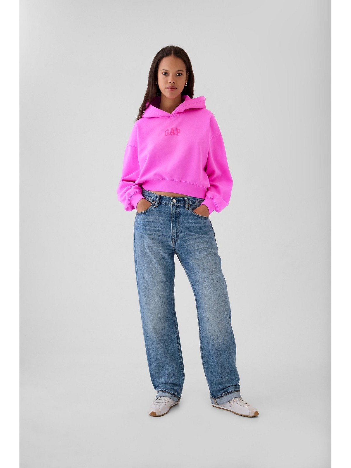GAP Hoodie Logo Cropped - Women's