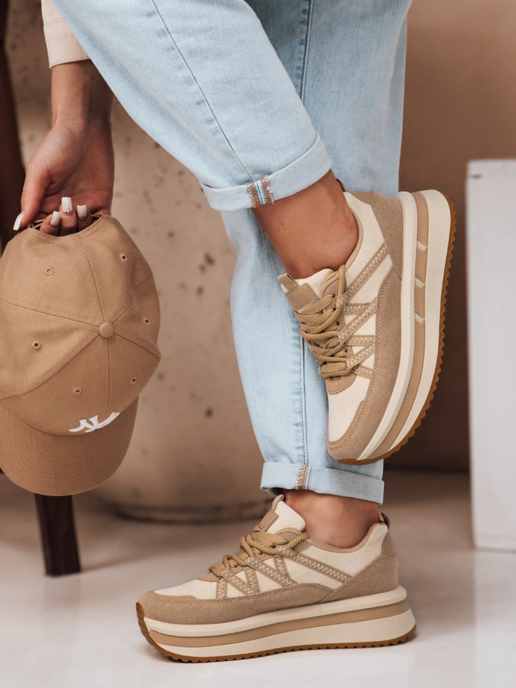 Sneakersy damskie ZENSHO khaki Dstreet