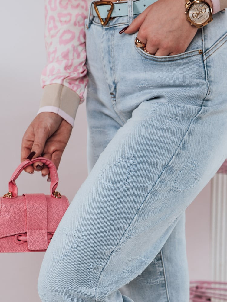 Spodnie damskie jeansowe mom fit LOVENOVA Dstreet