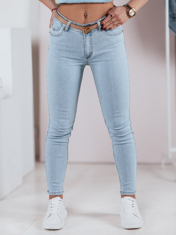 Spodnie damskie jeansowe skinny ELASTICON Dstreet