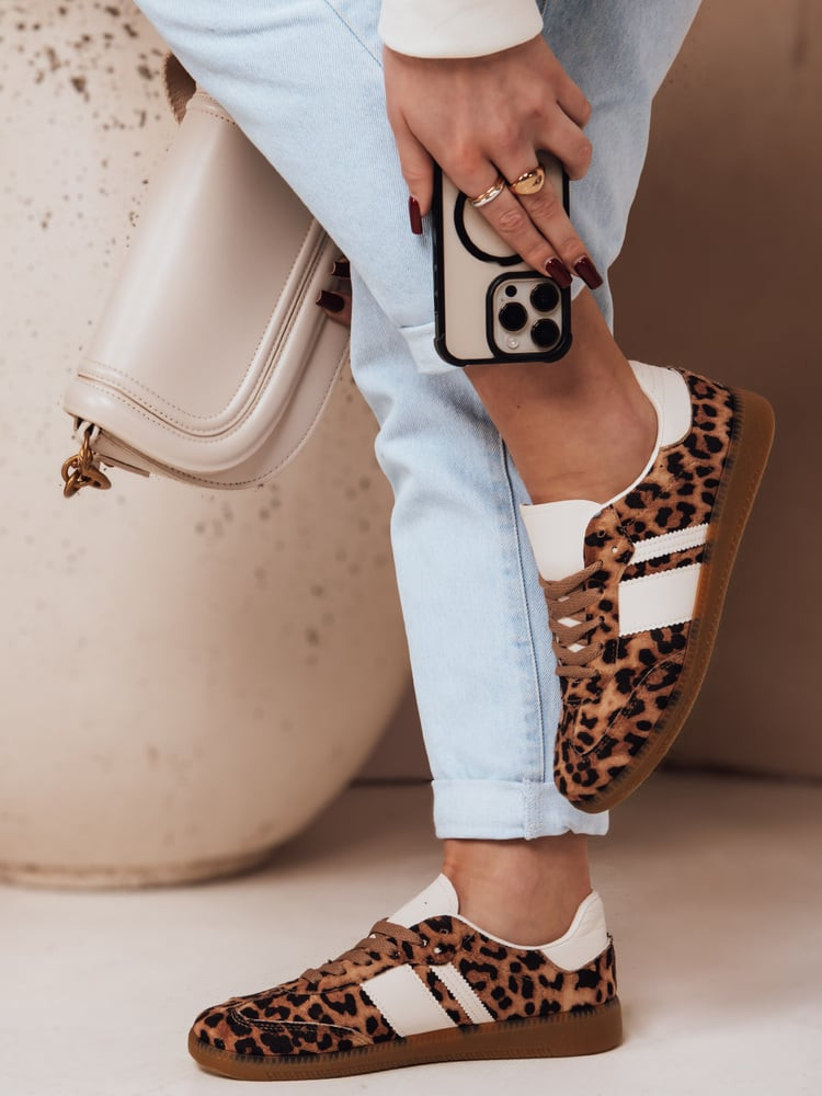 Sportowe sneakersy damskie ANIMALIA pomarańczowe Dstreet