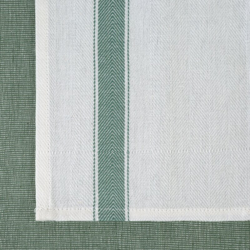 ArtFir Sada kuchynských utierok SOFIA | biela/zelená 50 x 70 cm