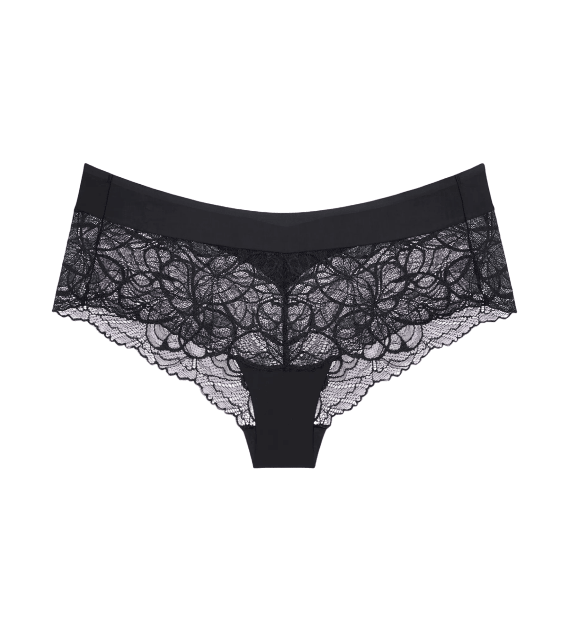 Dámske body Make-Up Illusion Lace Shorty - BLACK - black 0004 - TRIUMPH BLACK 42
