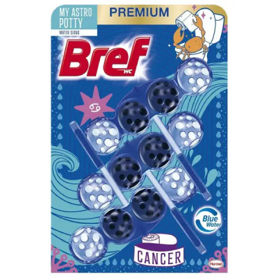 Bref  Aktiv Color blue Cancer WC Blok 3x50g