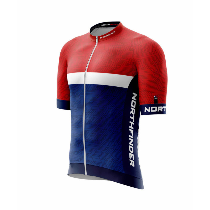 Northfinder pánsky cyklistický dres VINCENZO bluered TR-35561MB-286 Veľkosť: XXL 8584153324654