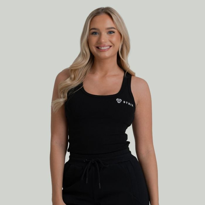 STRIX Dámske tielko Ribbed Black  XS