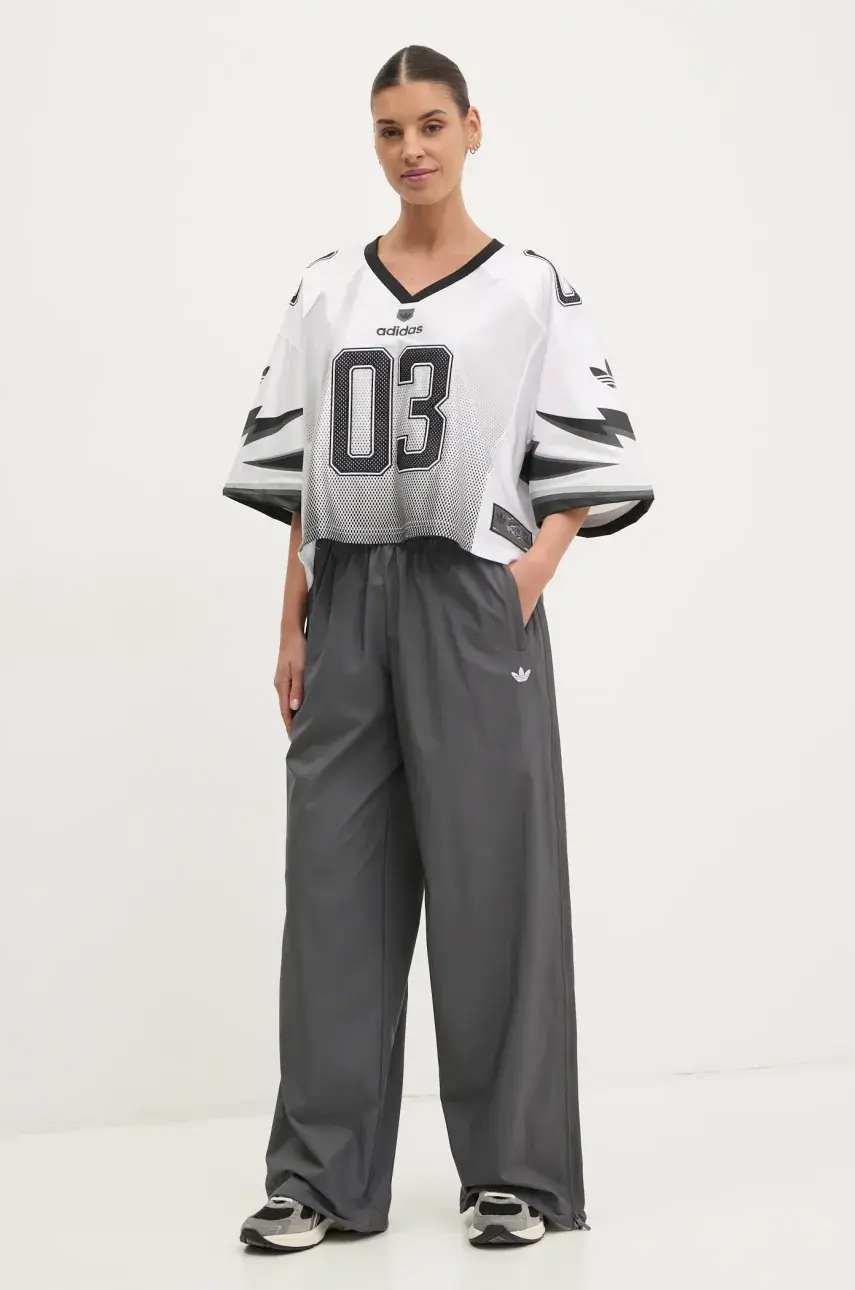 Tričko adidas Originals SS JERSEY dámske, biela farba, JX9216