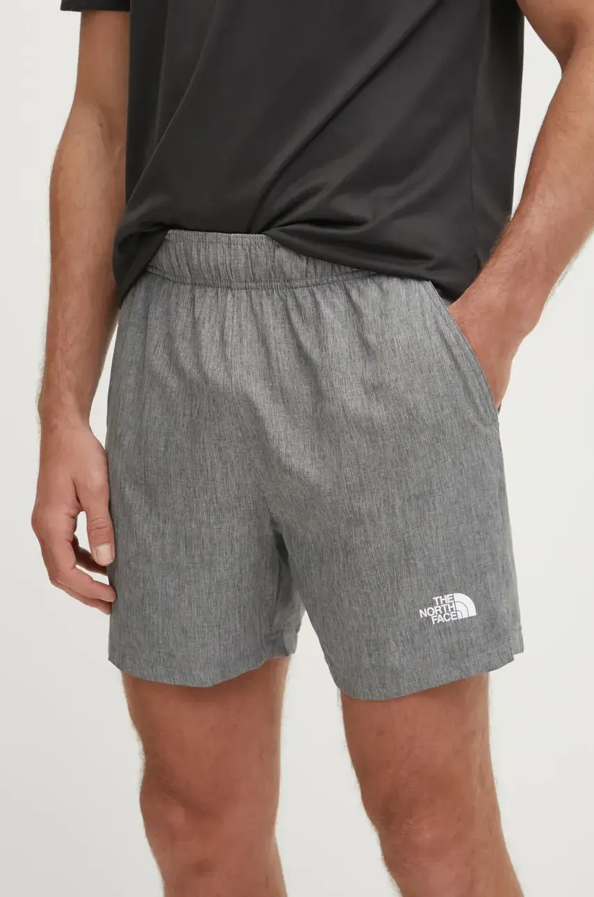 Športové krátke nohavice The North Face 24/7 pánske, šedá farba, NF0A882DDYY1