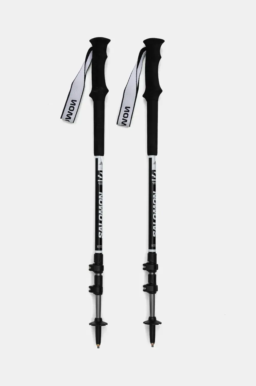 Trekingové palice Salomon Quest Alu Vario čierna farba, L47073500