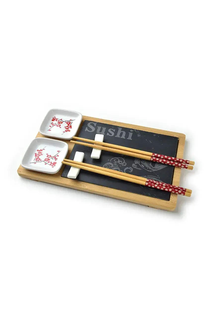 Sushi set pre 2 osoby Affek Design Sushi hnedá farba