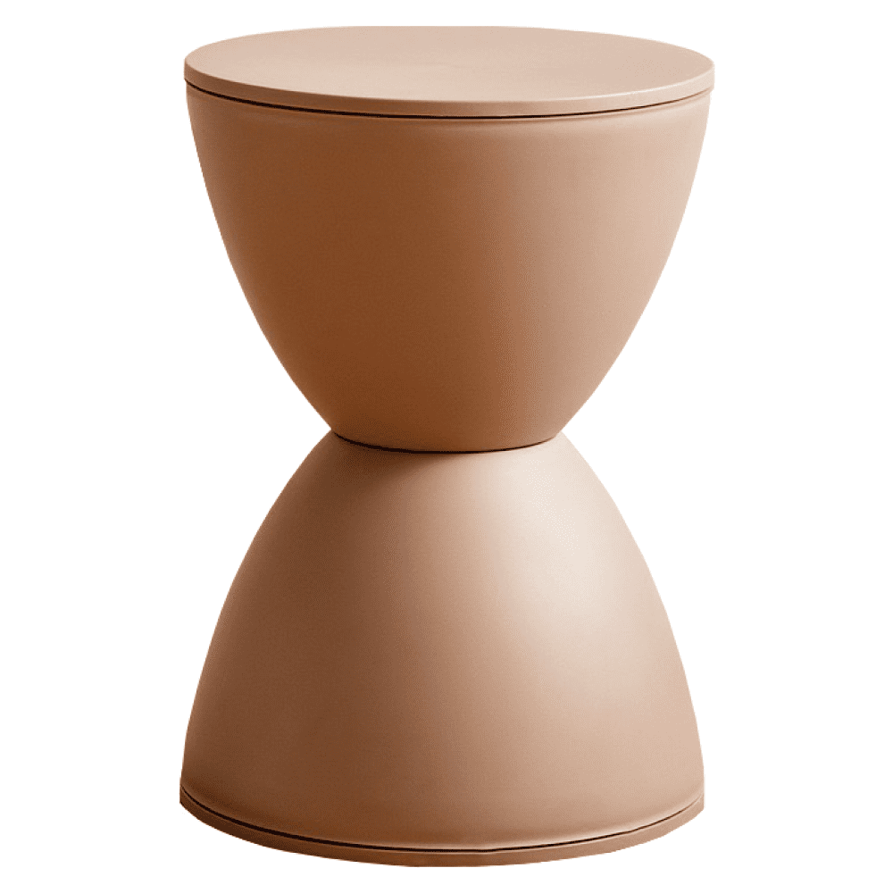 Taburet, béžová, plast, ABRAM