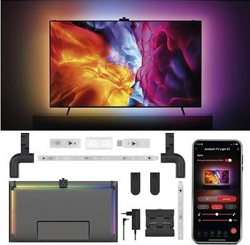 EMOS GoSmart Ambientné LED RGB osvetlenie za TV 55“ (139 cm)