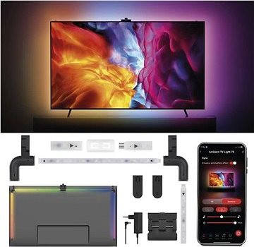 EMOS GoSmart Ambientné LED RGB osvetlenie za TV 75“ (189 cm)