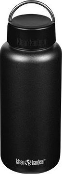 Klean Kanteen Wide w/Wide Loop Cap, black 1182 ml