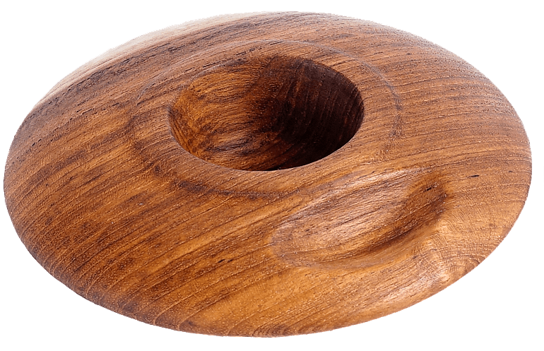 DEOKORK Teaková tácka EGG