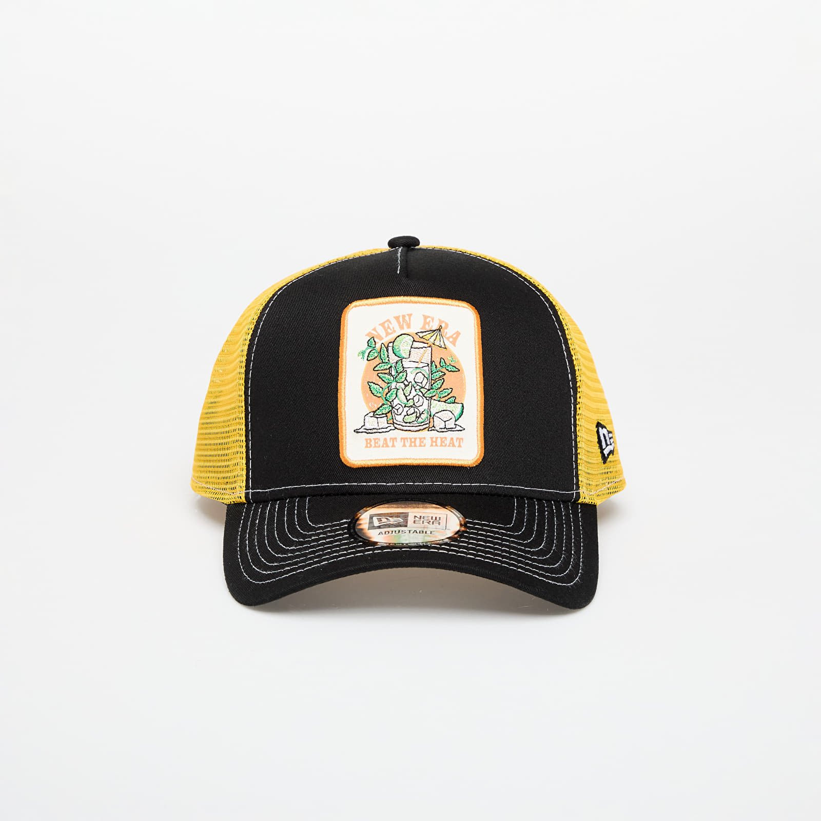 Šiltovka New Era 9FORTY Af Trucker Summer Patch Black/ Grilled Yellow Universal